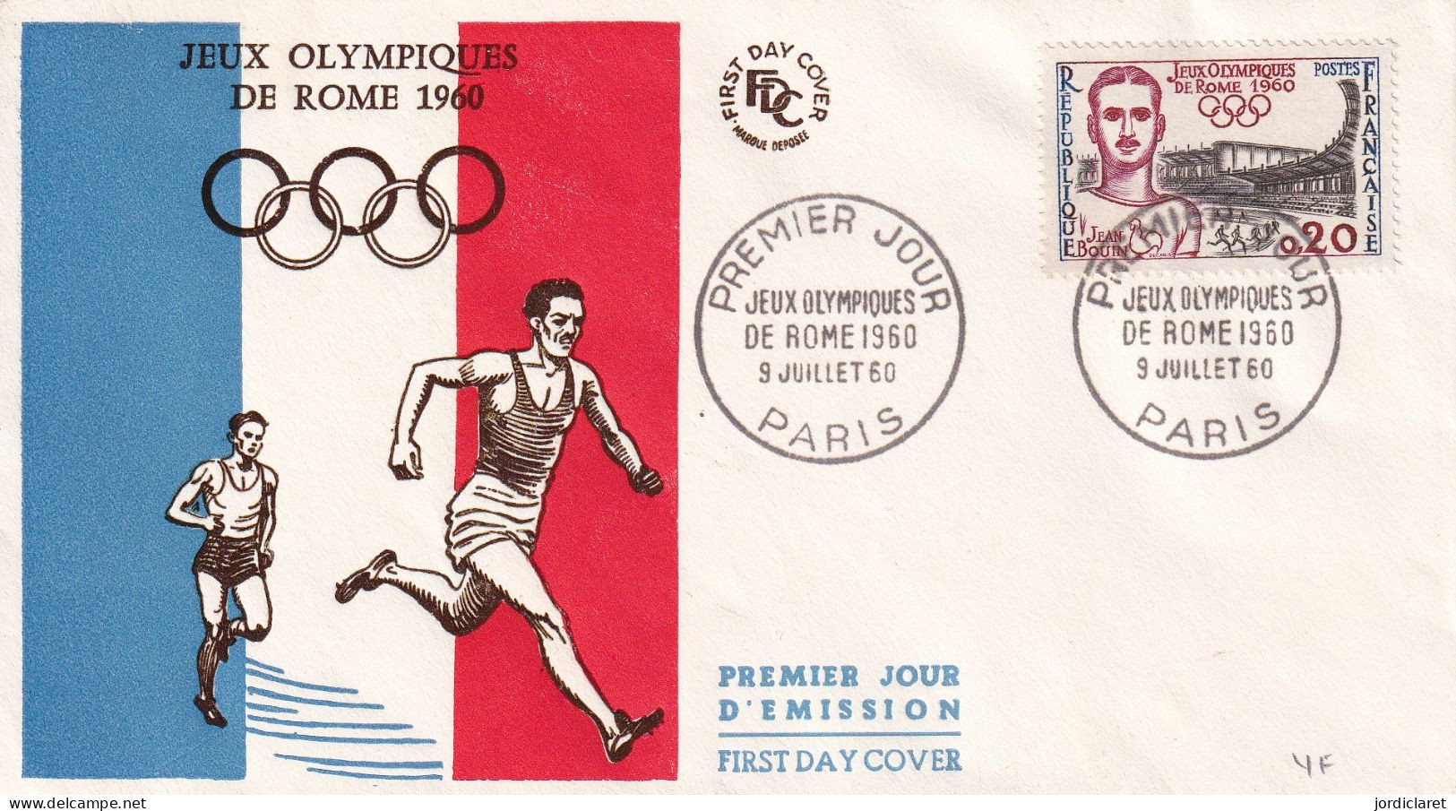 FDC 1960  FRANCIA - Sommer 1960: Rom