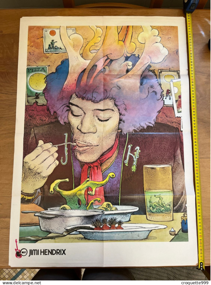 1976 BEST 90 Jethro Tull Ian Anderson Bowie Story POSTER Hendrix Blue Oyster Cult - Musica