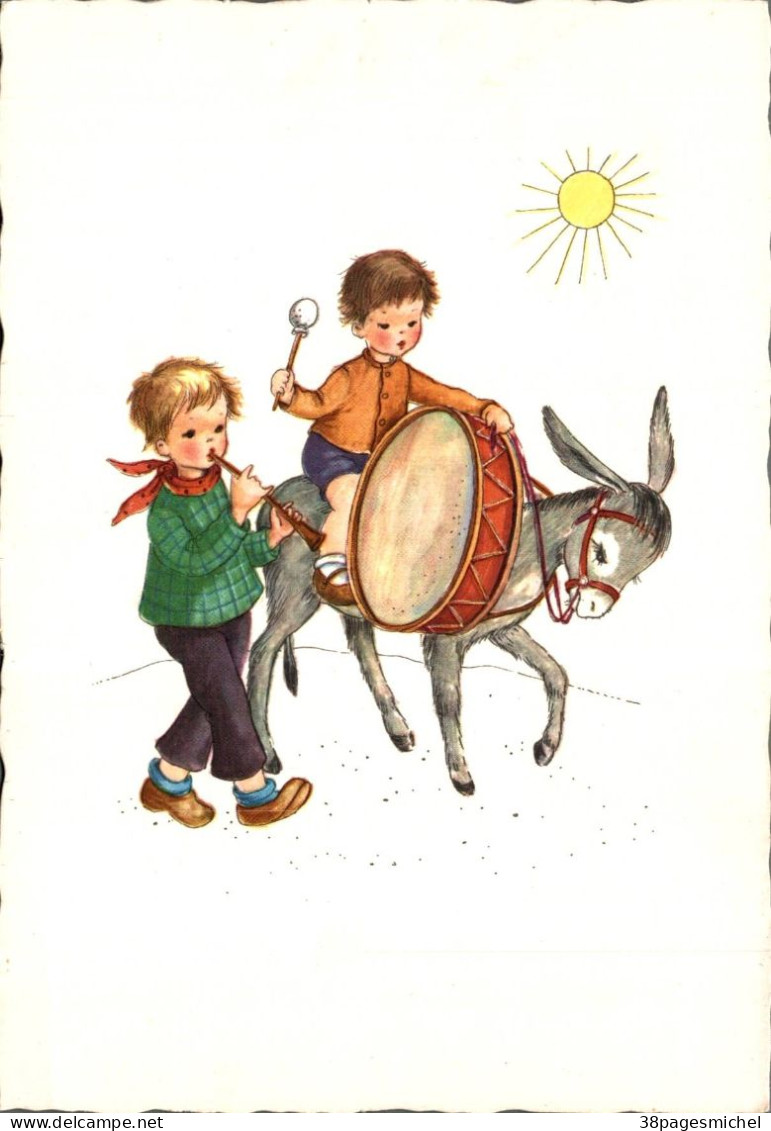 K1105 - ÂNE - ENFANTS - Burros