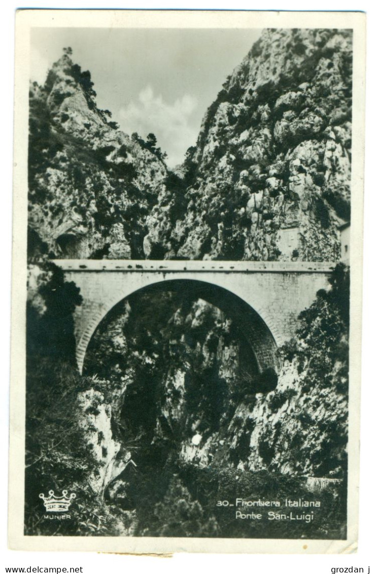 Frontiera Italiana, Ponte San-Luigi, Italy - Imperia