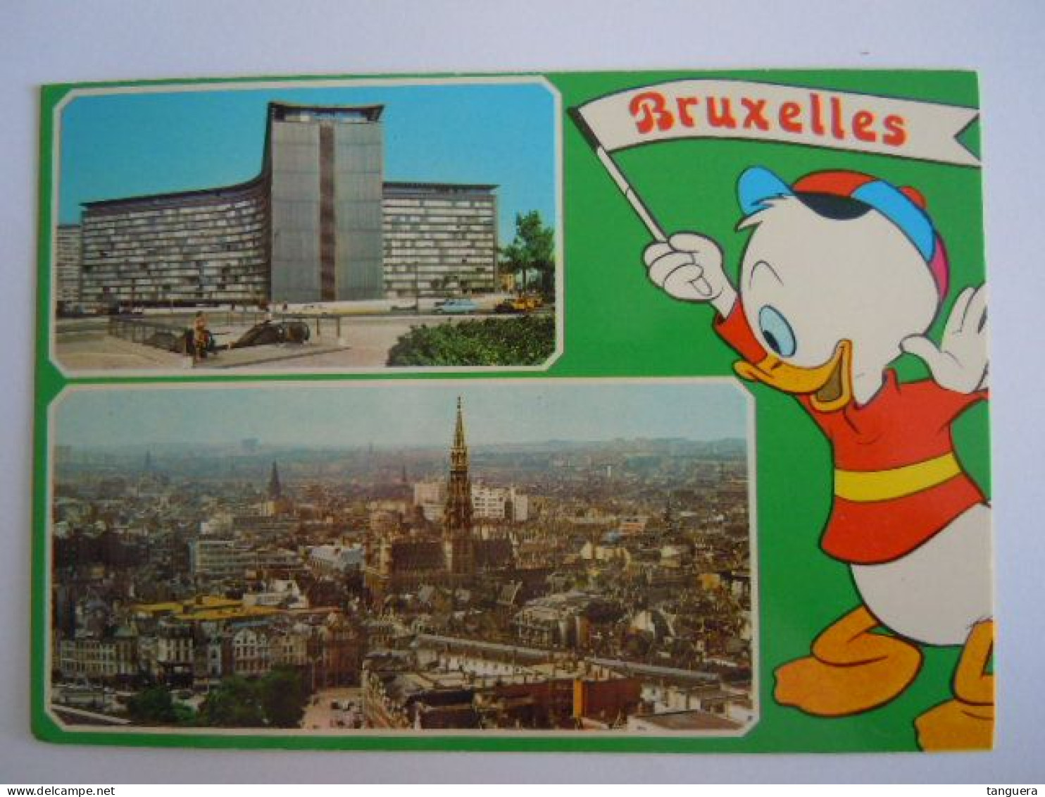 Bruxelles Multivues Multi-vue Donald Duck Panorama Schuman Editions Demol (704) - Monumenten, Gebouwen