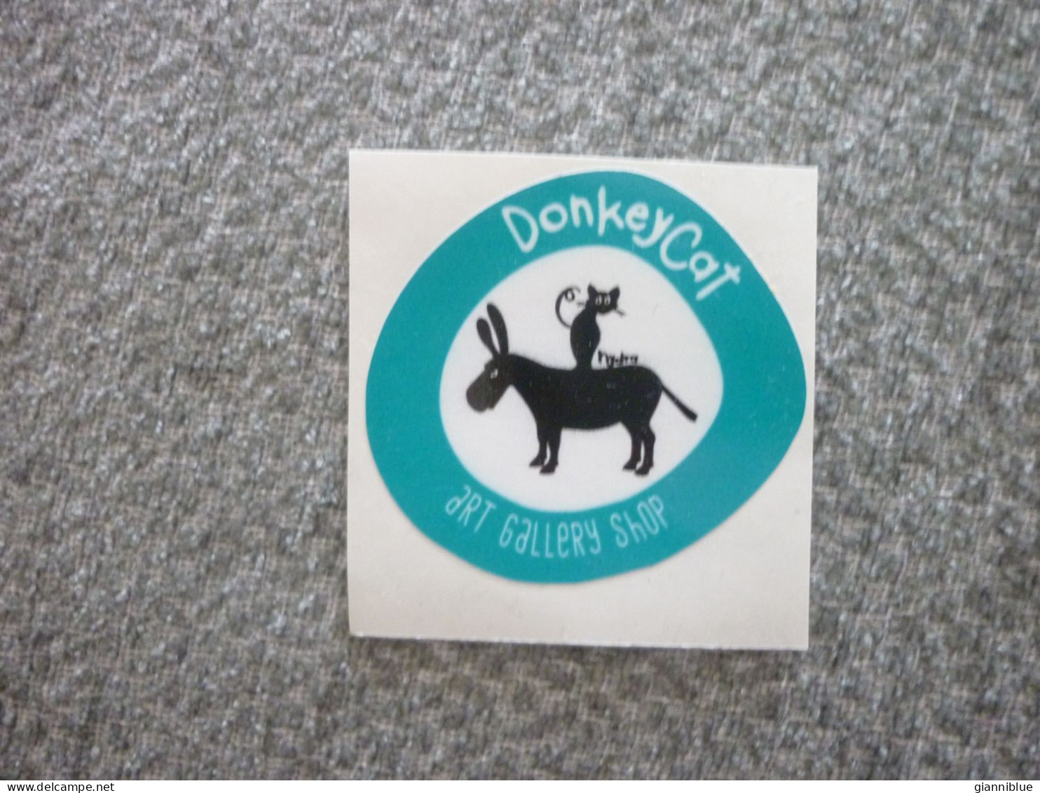 DonkeyCat Art Gallery Shop Hydra Greek Greek Sticker (donkey Cat Related) - Adesivi