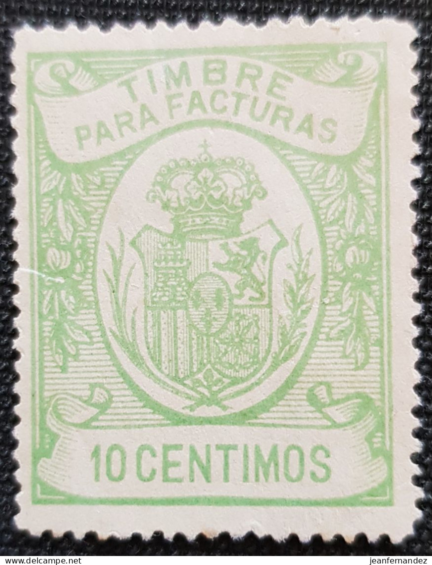 Fiscales Para Facturas  U5 1920 Con Numero De Control 10 Cts - Steuermarken