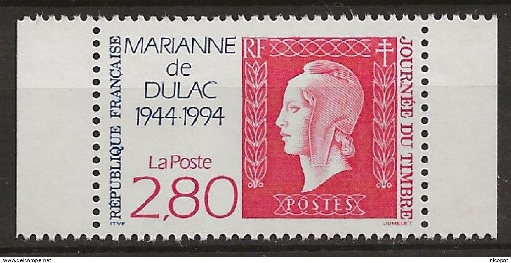 FRANCE MNH ** 2864 Marianne De Dulac Journée Du Timbre - Ongebruikt