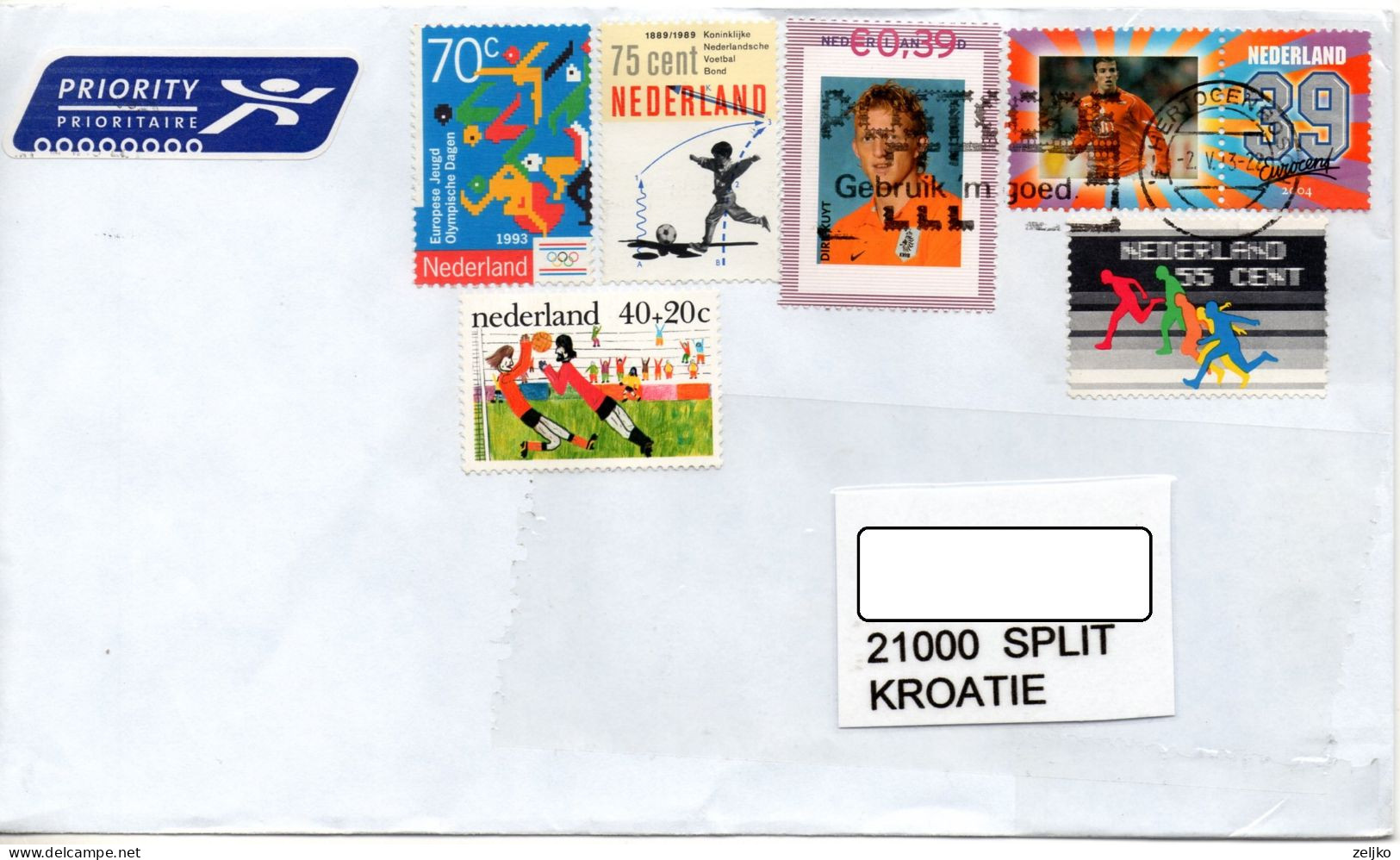 Netherlands, Letter, Sports - Ohne Zuordnung