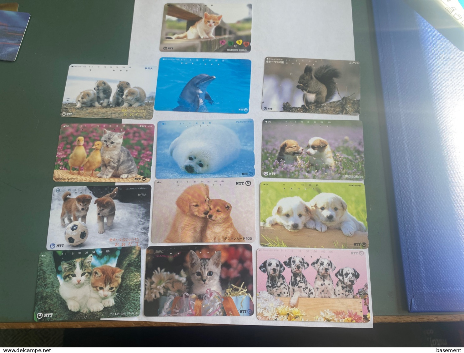 - 3 - Japan 13 Different Phonecards With Animal - Japon