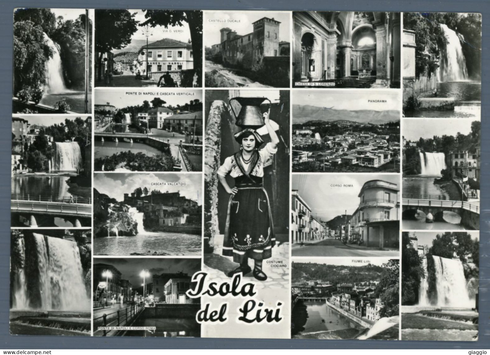 °°° Cartolina - Isola Del Liri Vedute - Viaggiata °°° - Frosinone