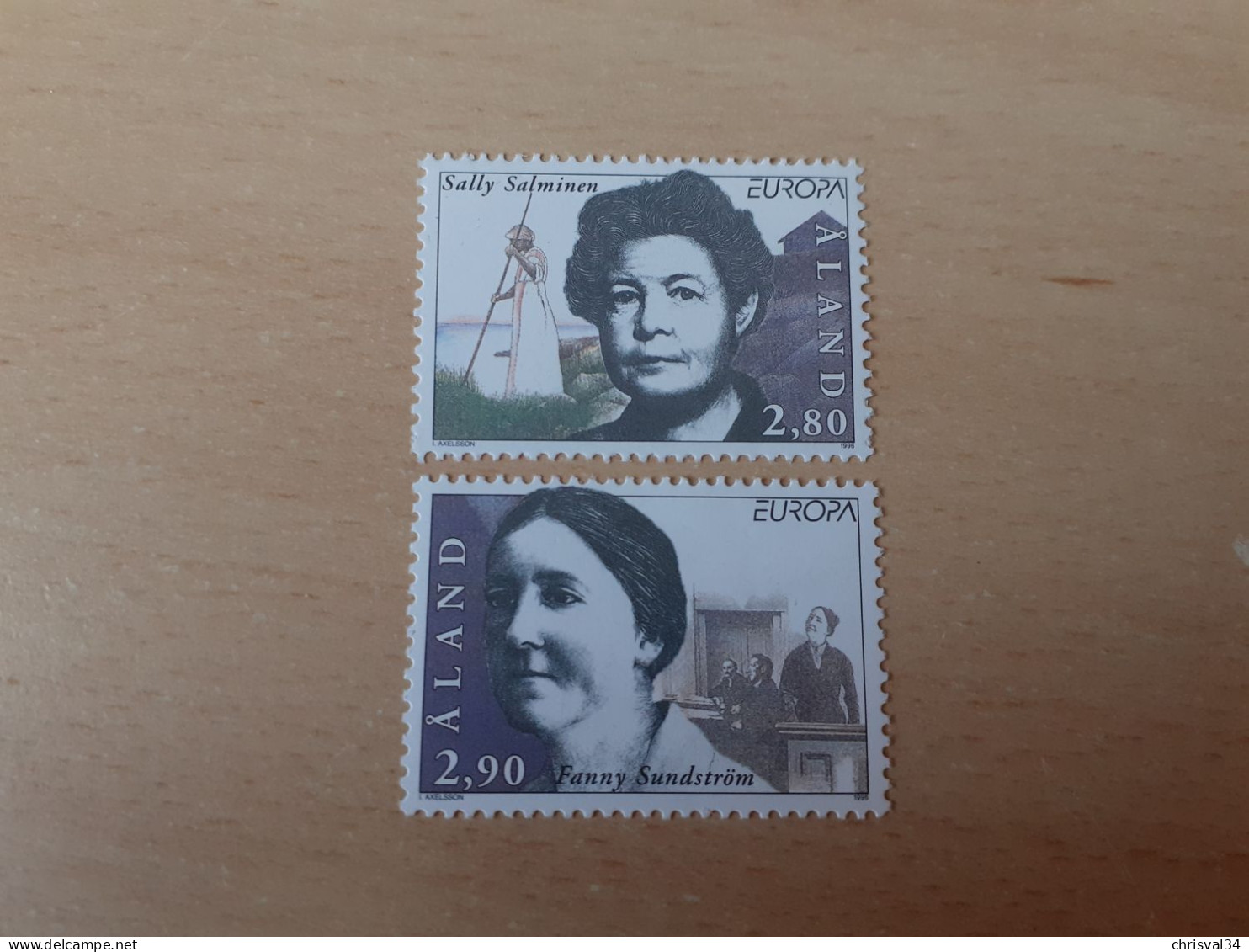 TIMBRES  ANNEE  1996     ALAND     N  113  /  114    COTE  3,00  EUROS   NEUFS  LUXE** - Ålandinseln