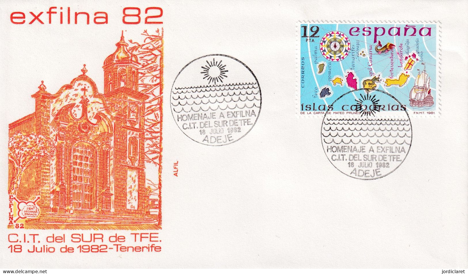 MATASELLOS 1982 TENERIFE - Covers & Documents