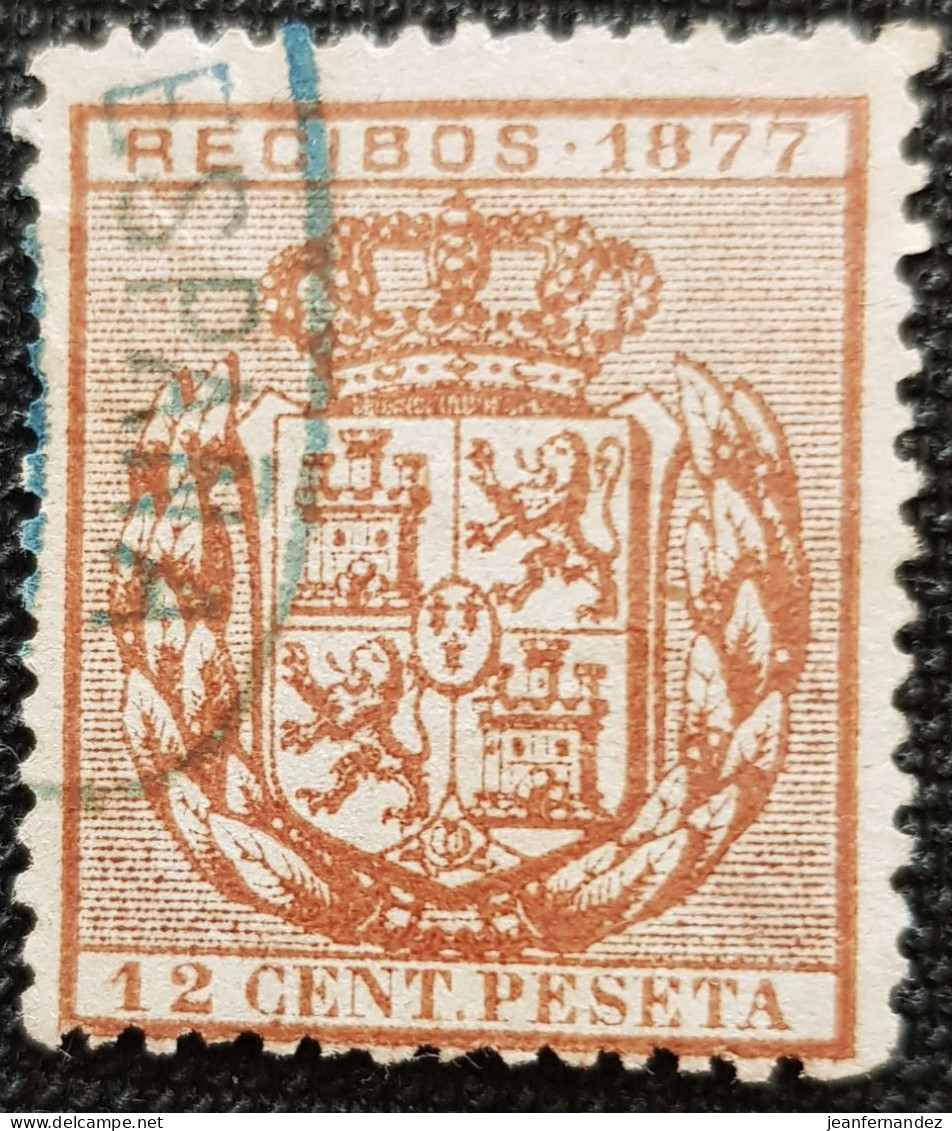 Fiscales Recibos 28 1877 12Cts - Steuermarken