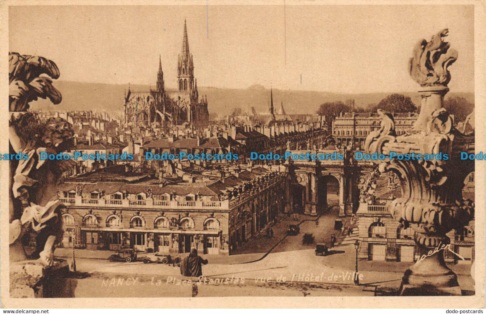 R084194 Nancy. La Place Stanislas Vue De L Hotel De Ville. V. Roeder - World