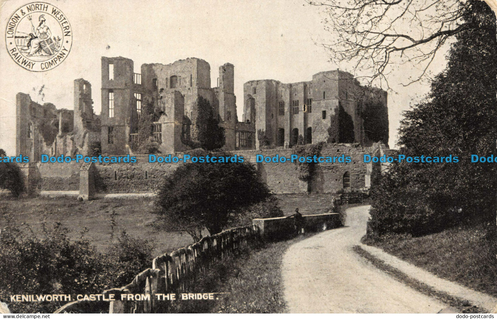R084368 Kenilworth Castle From The Bridge. 1905 - World