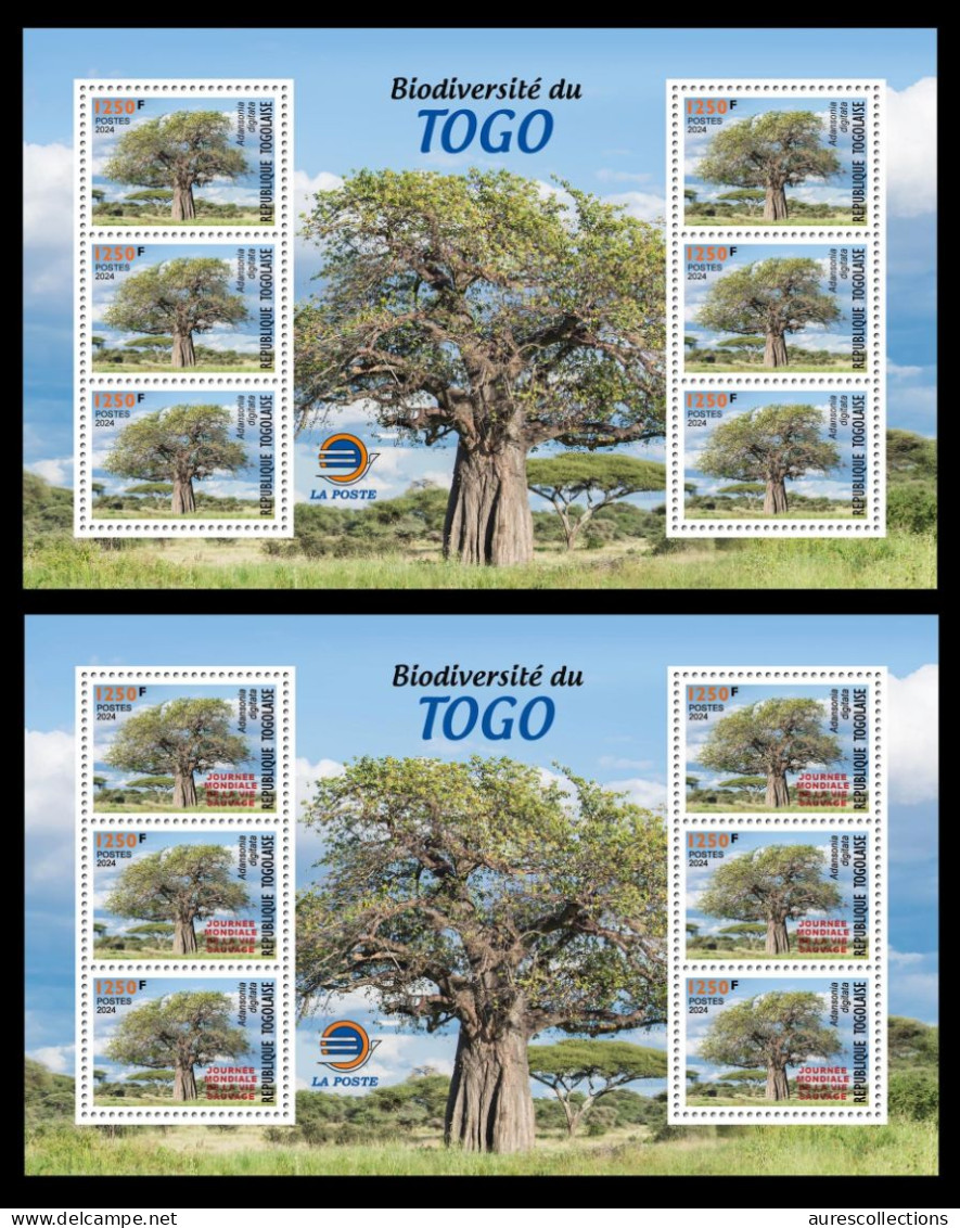 TOGO 2024 FULL PACK 22 MS - REG & OVPT - MUSHROOMS OWL FROG FROGS TURTLE TURTLES HIPPOPOTAMUS BAOBAB MONKEY MONKEYS MNH - Schildpadden