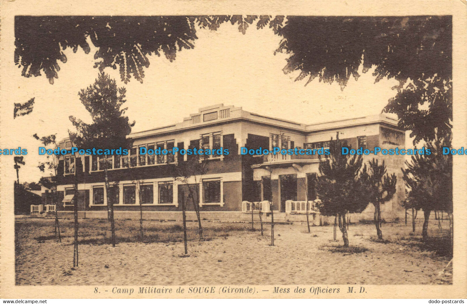 R084289 Camp Militaire De Souge. Mess Des Officiers. M. D. No 8 - Monde