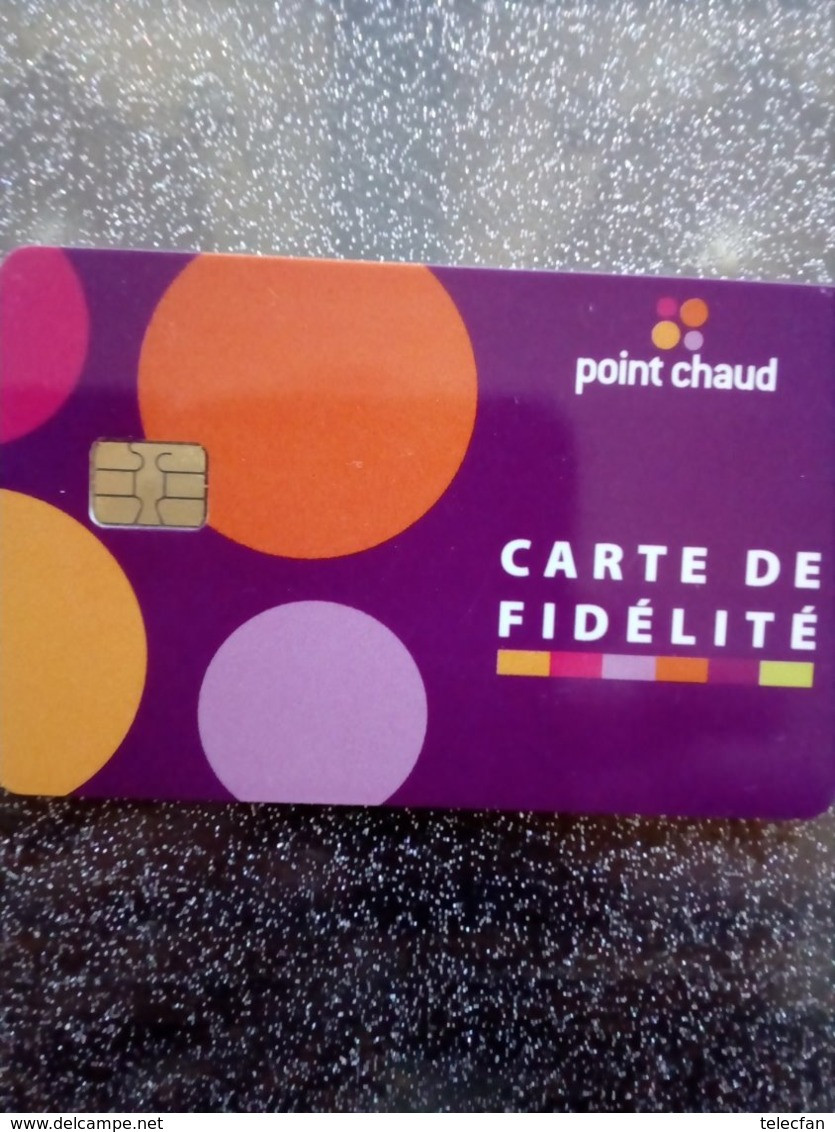 BELGIQUE CARTE A PUCE CHIP CARD CARTE FIDELITE POINT CHAUD NEUVE MINT - Exhibition Cards