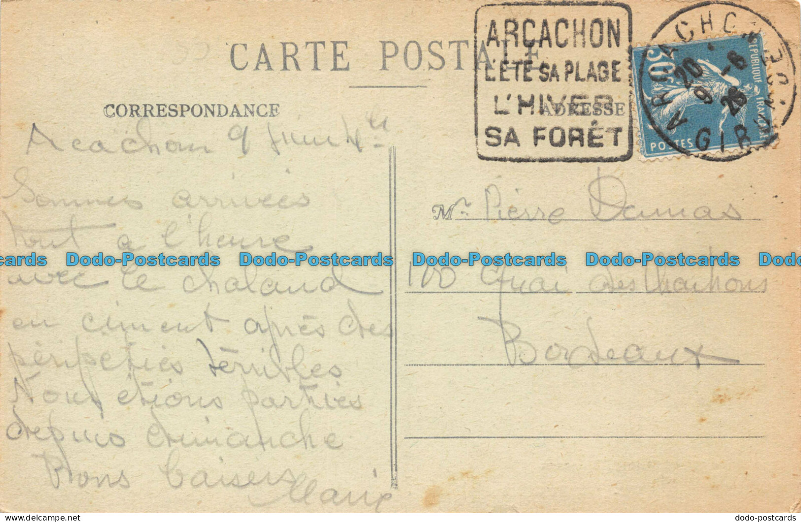 R084945 Arcachon. Casino De La Foret. Marcel Delboy. No 330. 1926 - Monde