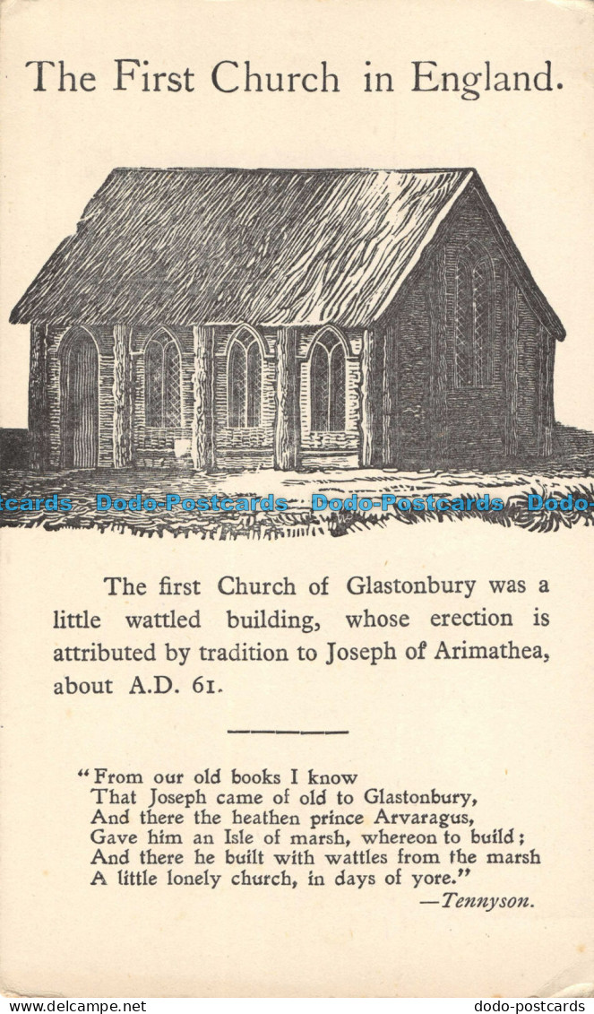 R084472 The First Church In England - Monde
