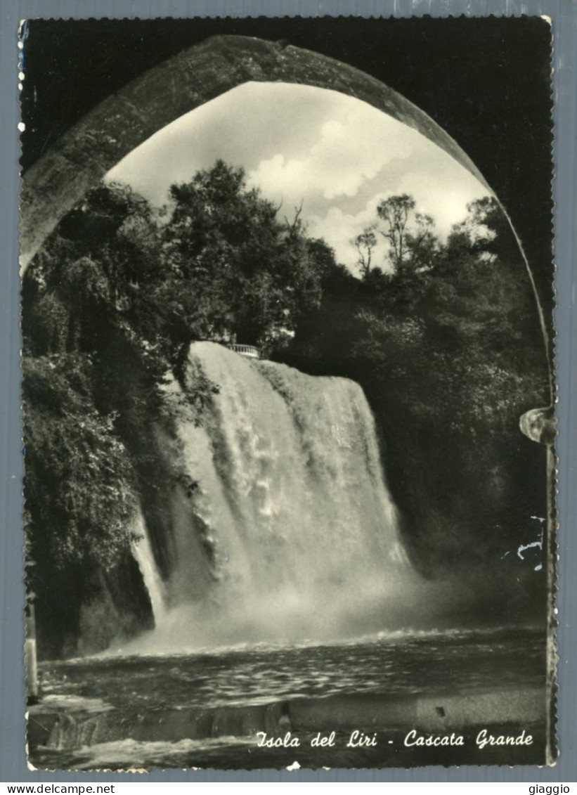 °°° Cartolina - Isola Del Liri Cascata Grande - Viaggiata °°° - Frosinone