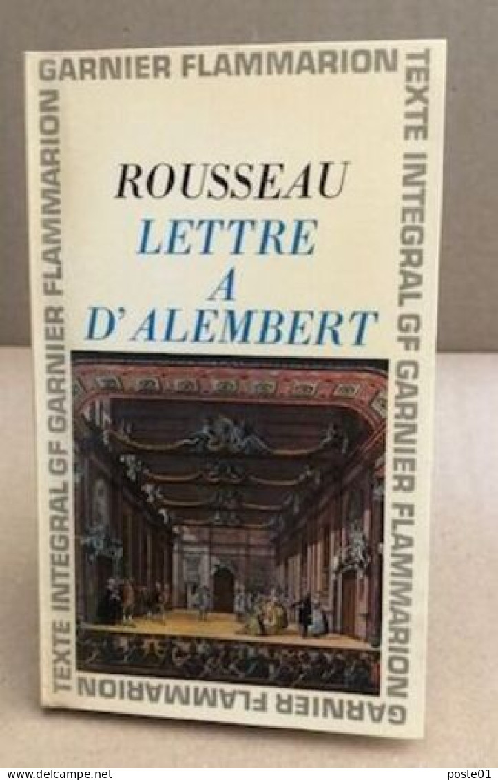 Lettre à D'alambert - Other & Unclassified