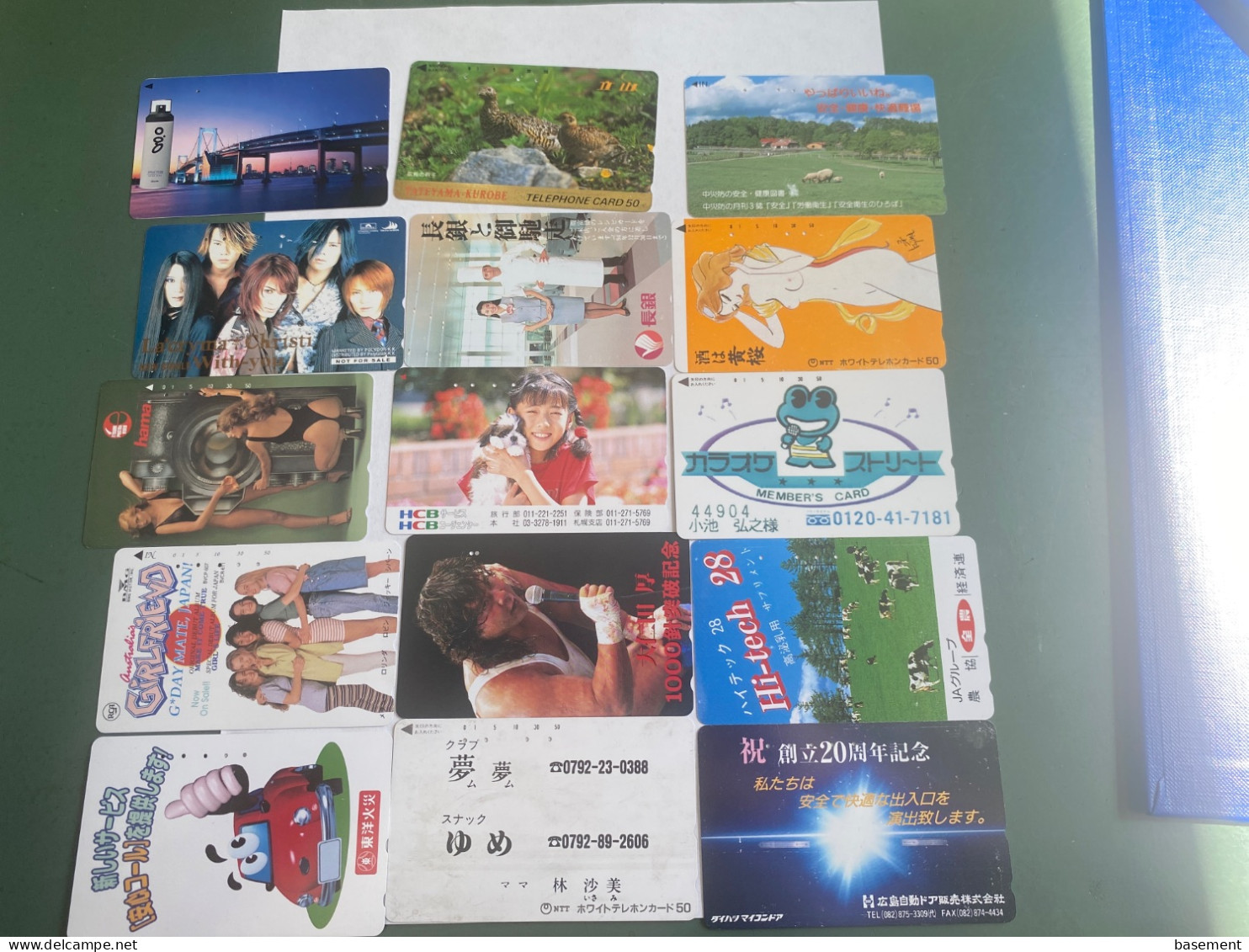 - 3 - Japan 15 Different Thematic Phonecards - Japon