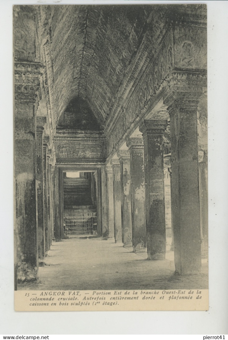 ASIE - CAMBODGE - ANGKOR VAT - Portion Est De La Branche Ouest-Est De La Colonnade Cruciale - Camboya