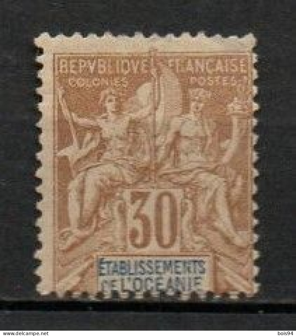 OCEANIE 1892 .  N° 9 . Neuf (*) Sans Gomme . - Unused Stamps