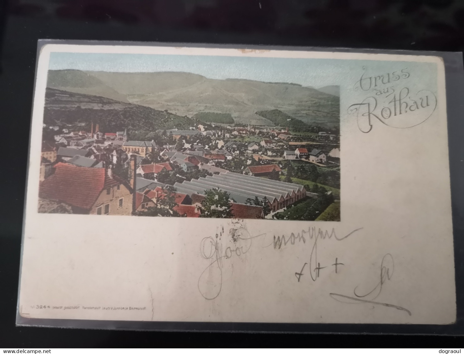 67 Rothau Gruss Aus Timbre Cachet 1897 - Andere & Zonder Classificatie