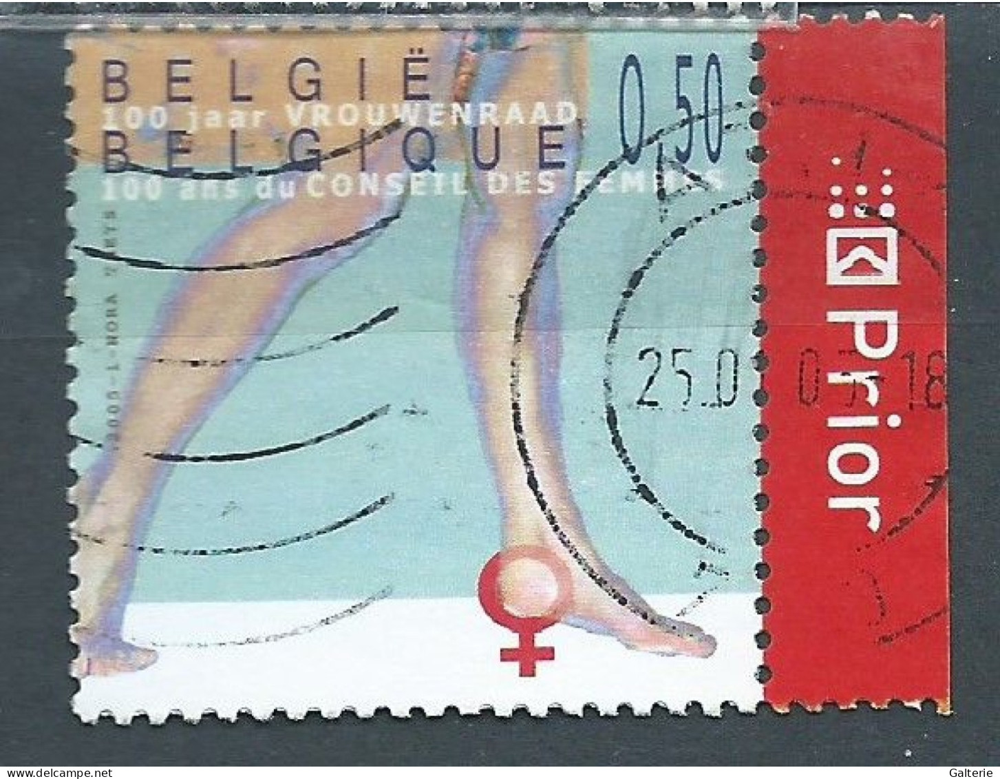 BELGIQUE - Obl-2005- -  COB N° -3348- 100e Anniv Du Conseil Des Femmes - Used Stamps