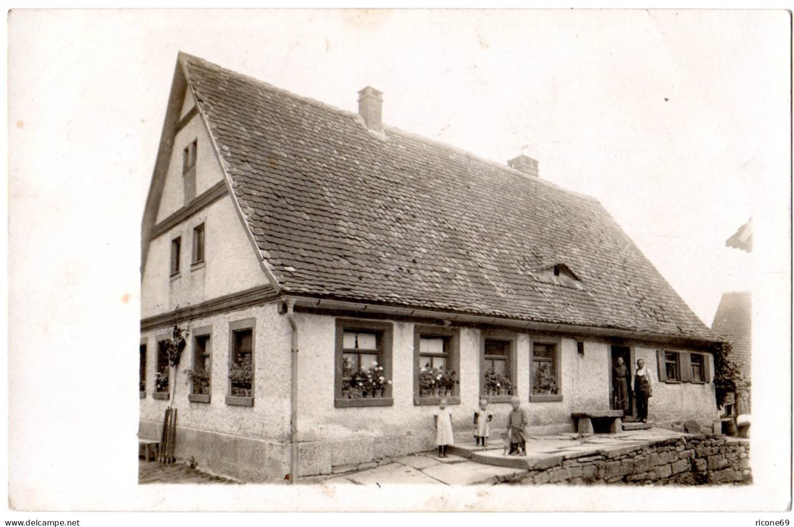 Bayern 1915, Posthilfstelle STEINSFELD Taxe Hartersfeld Auf Sw-AK (Helbig 250). - Covers & Documents