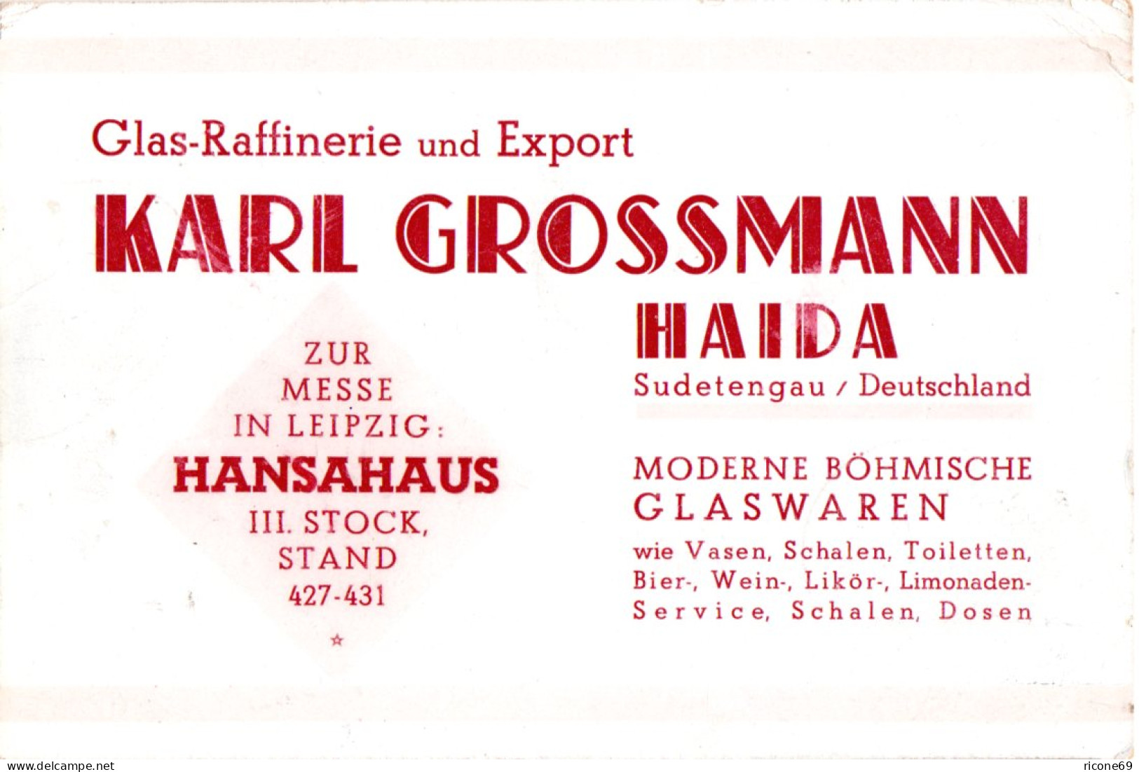 DR 1939, 3+Paar 1 Pf. Auf Reklame Karte V. Haida Sudeten + Bahnpost N. Norwegen  - Storia Postale