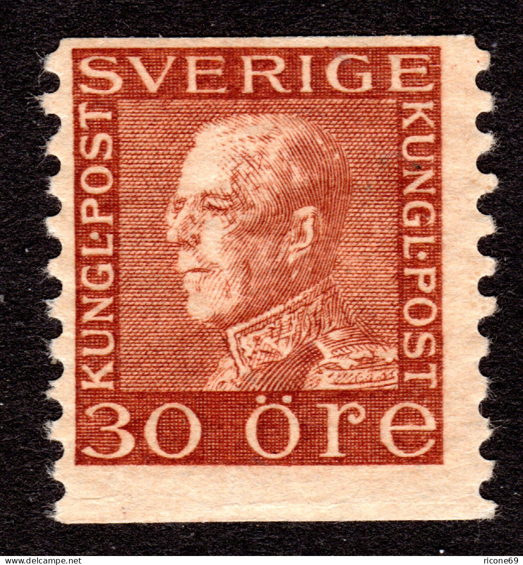 Schweden 188 I WA **, Postfrische 30 öre Gustav V.  - Andere & Zonder Classificatie
