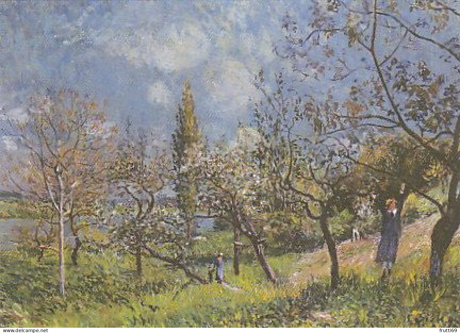 AK 211186 ART / PAINTING ... - Alfred Sisley - Der Baumgarten - Paintings