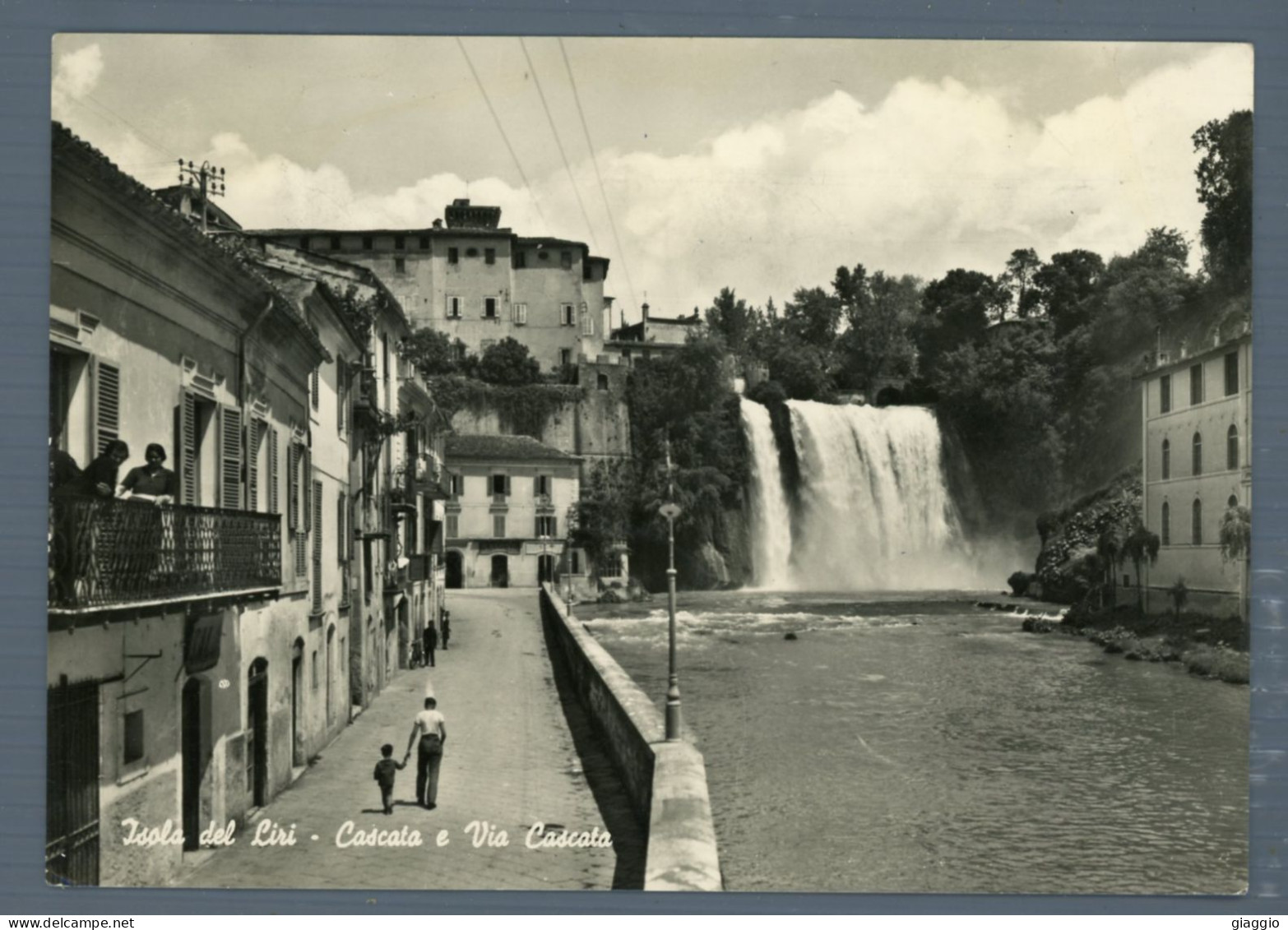 °°° Cartolina - Isola Del Liri Cascata E Via Cascata - Viaggiata °°° - Frosinone