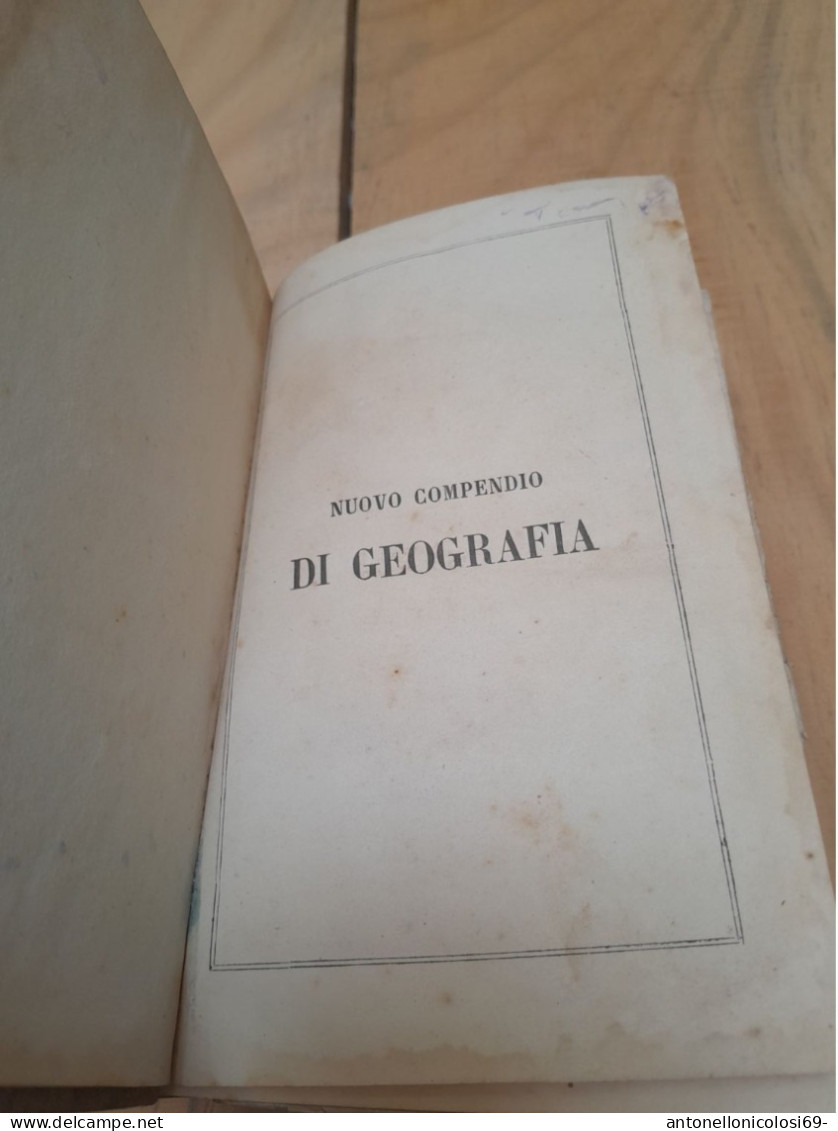Compendio Di Geografia - Libros Antiguos Y De Colección