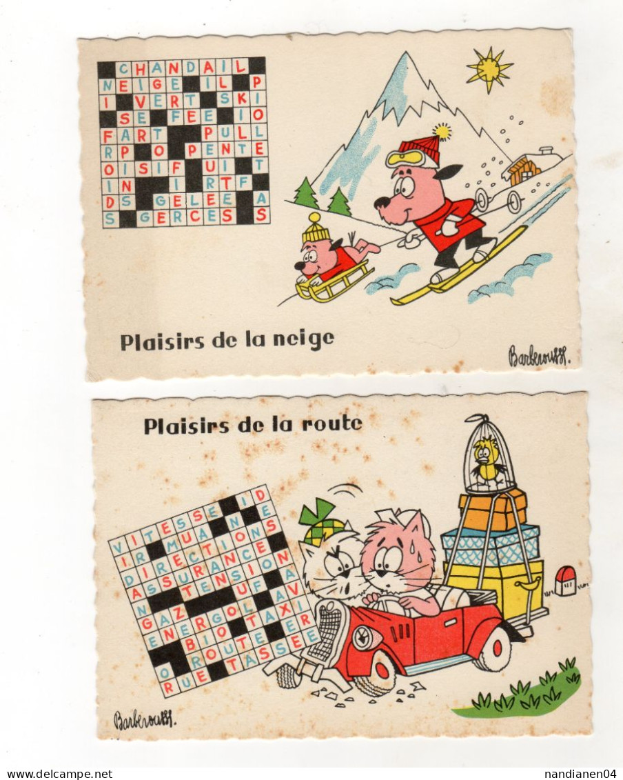 CPA - Illustrateur Barberousse - 6 Cartes - 1900-1949