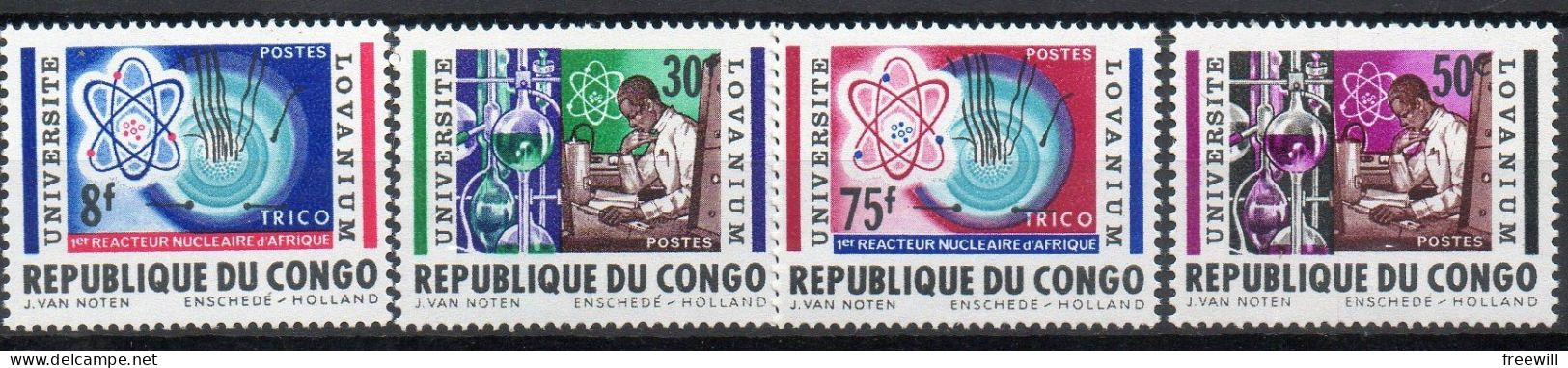 Congo-Kinshasa Université De LOVANIUM 1964 Xxx - Storia Postale