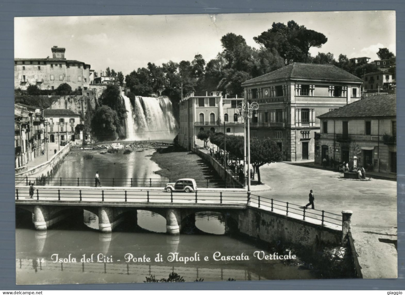 °°° Cartolina - Isola Del Liri Ponte Di Napoli E Cascata Verticale  - Nuova °°° - Frosinone