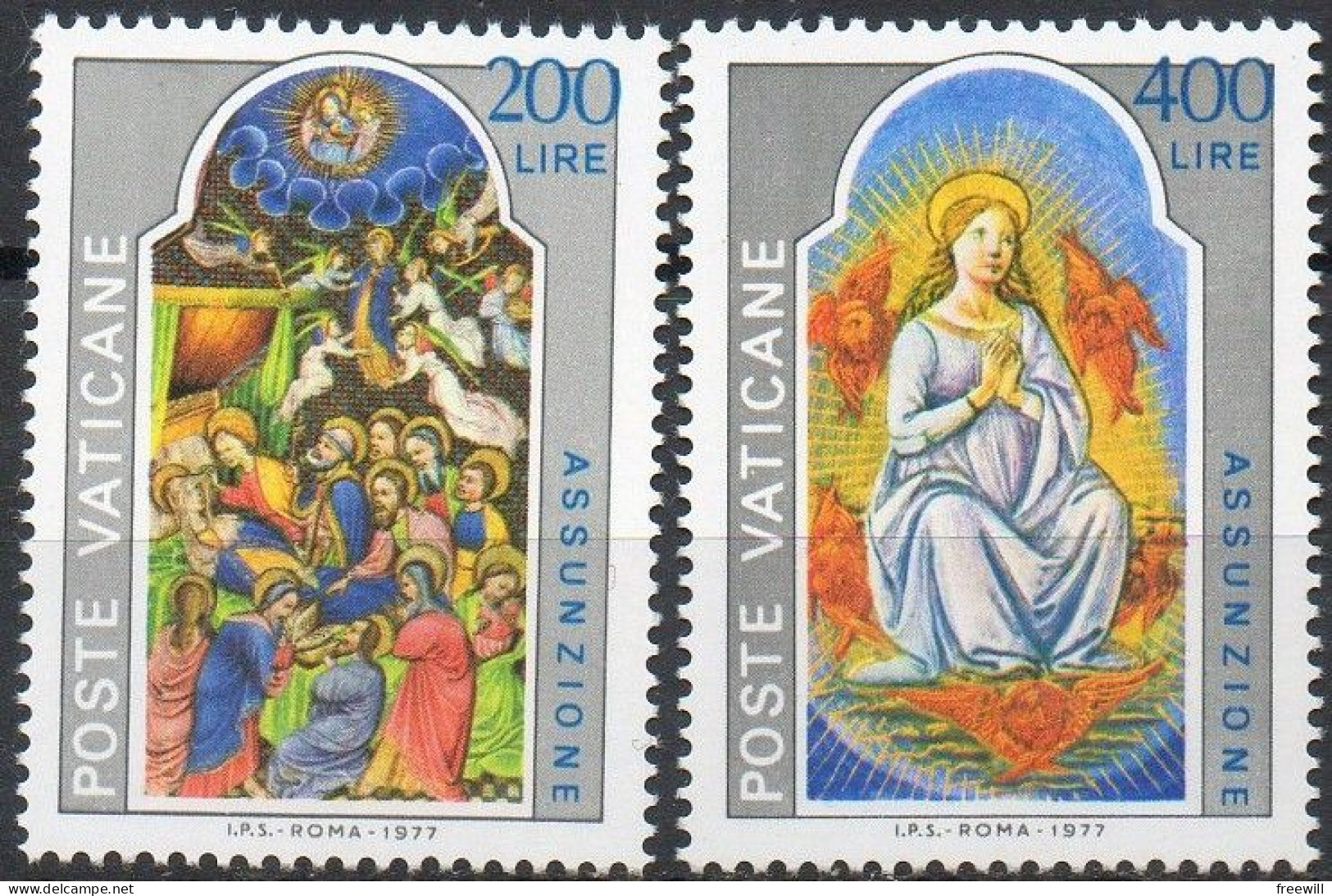 Vatican Ascension 1977 XXX - Unused Stamps