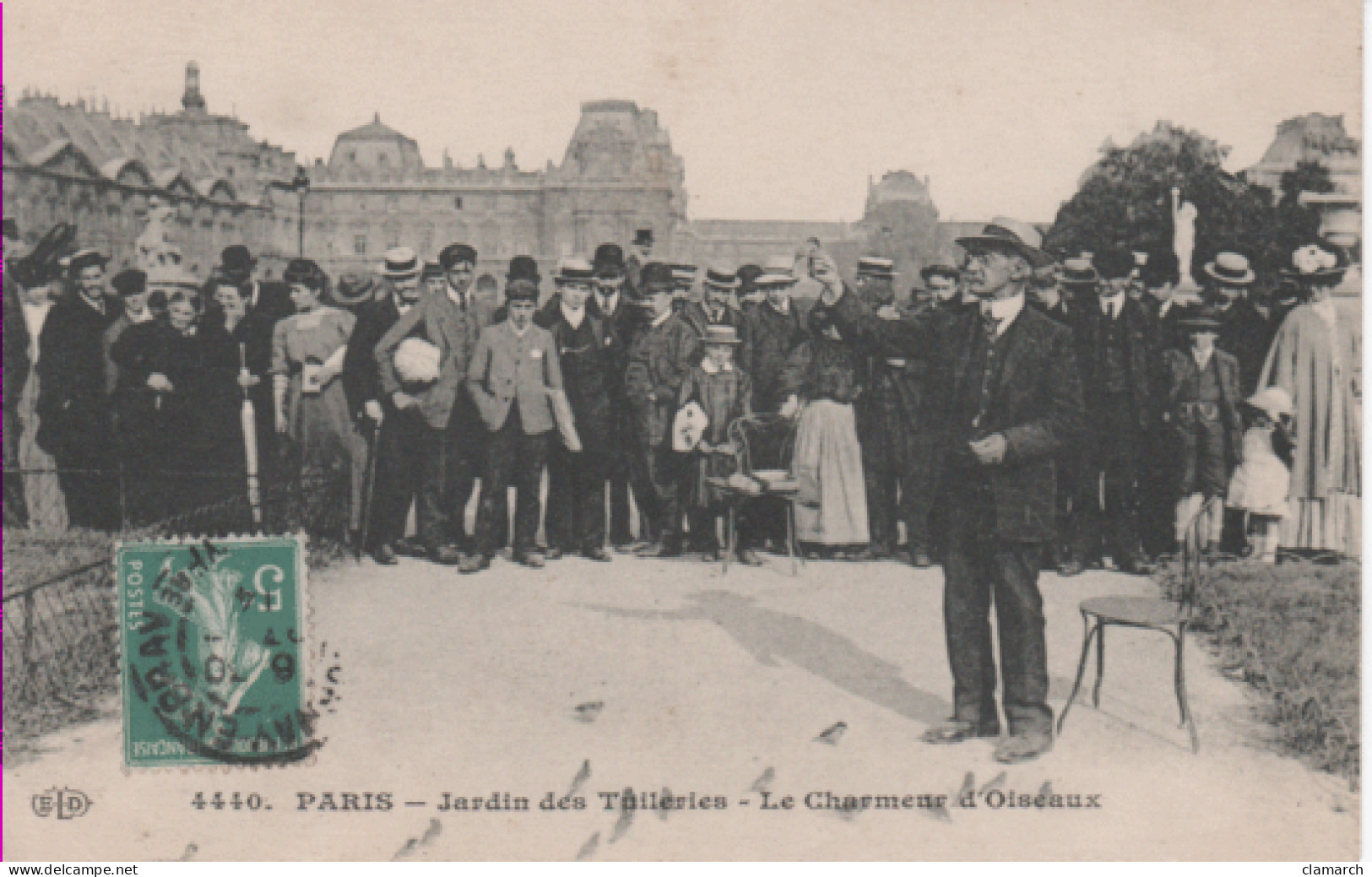 PARIS 1er-Jardin Des Tuileries-Le Charmeur D'Oiseaux - ELD 4440 - District 01