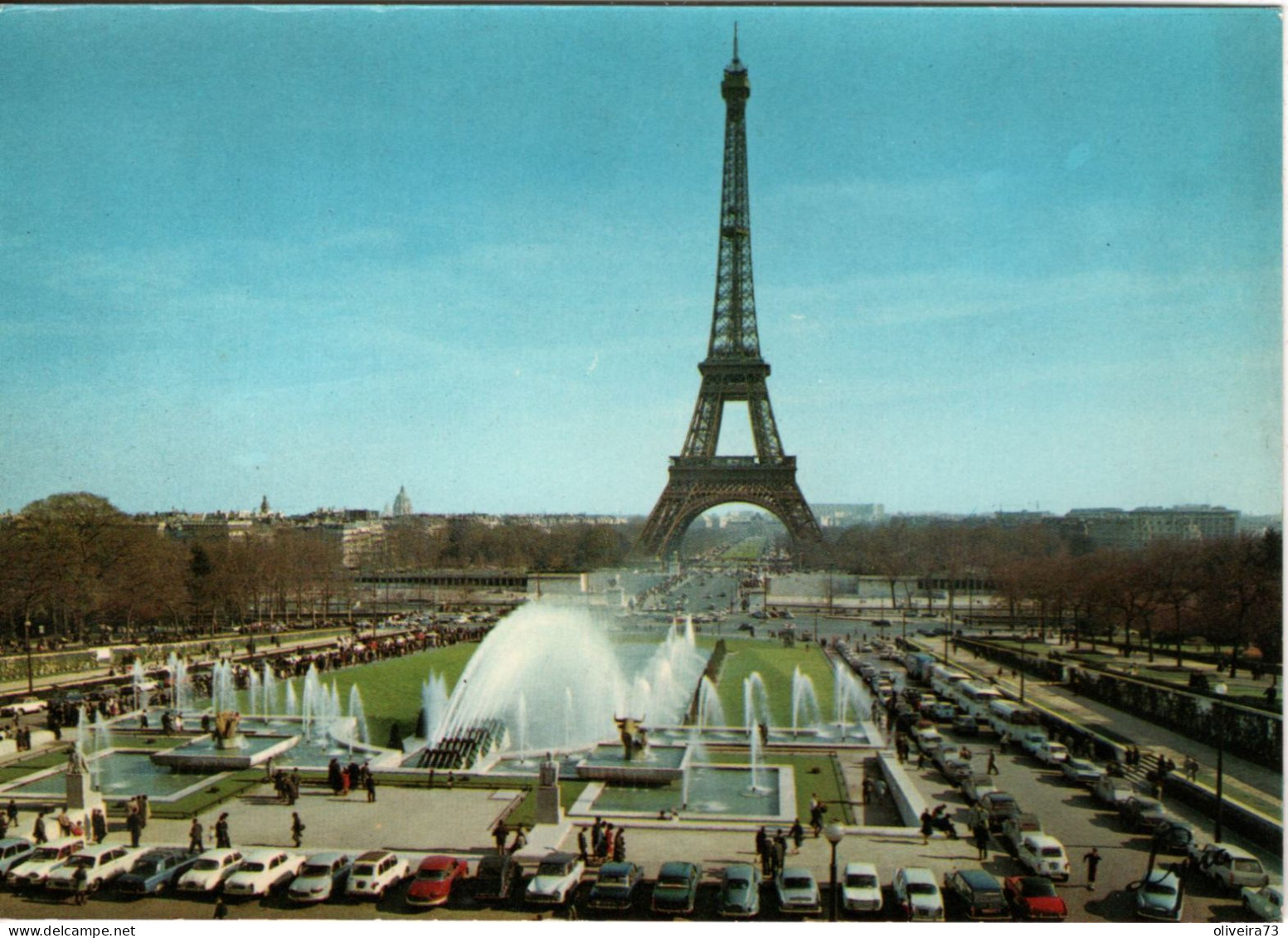 PARIS - Les Jets D'Eau Du Trocadero Et La Tour-Eiffel - Eiffeltoren