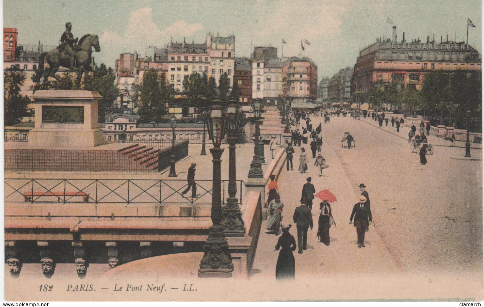 PARIS 1er-Le Pont-Neuf (colorisé) LL 182 - Paris (01)