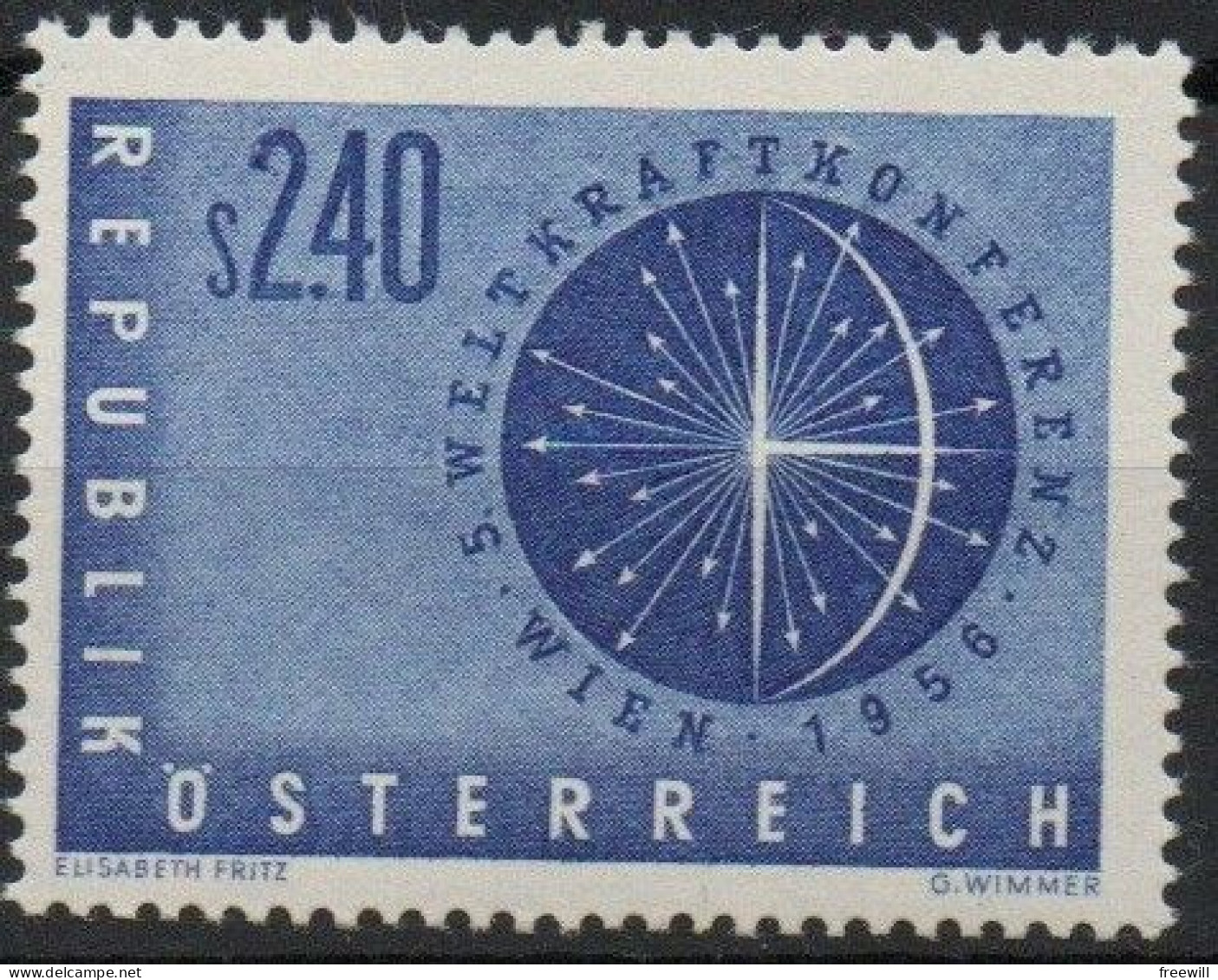 Autriche Austria  Recherche Nucléaire 1956  XXX - Neufs