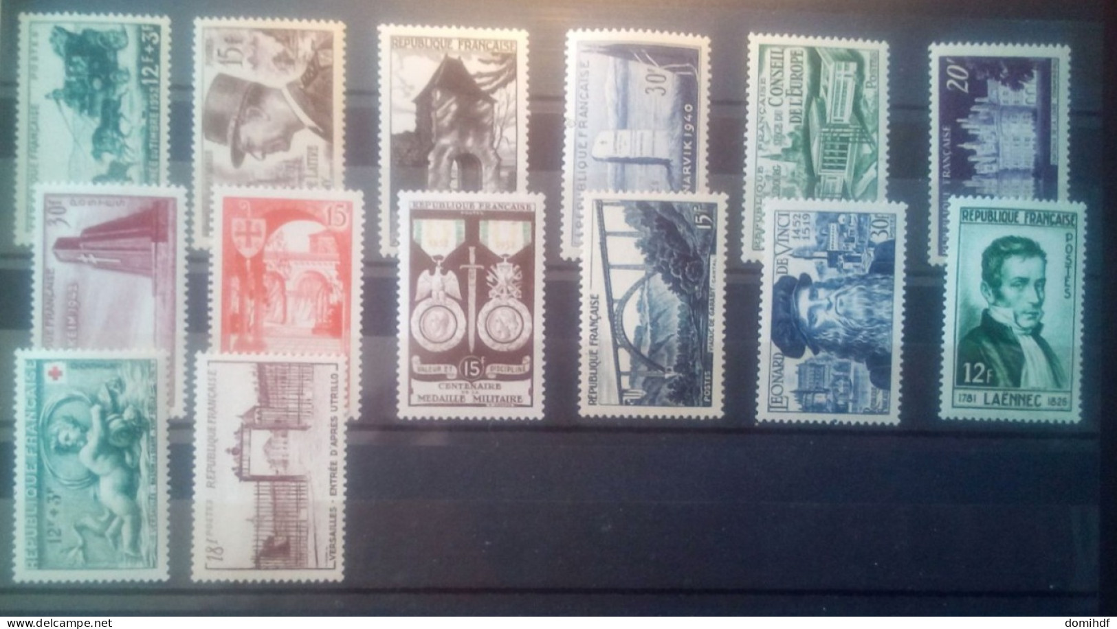 Lot Timbres France - Neufs ** - Année 1952 / Incomplète - Port Offert - Unused Stamps