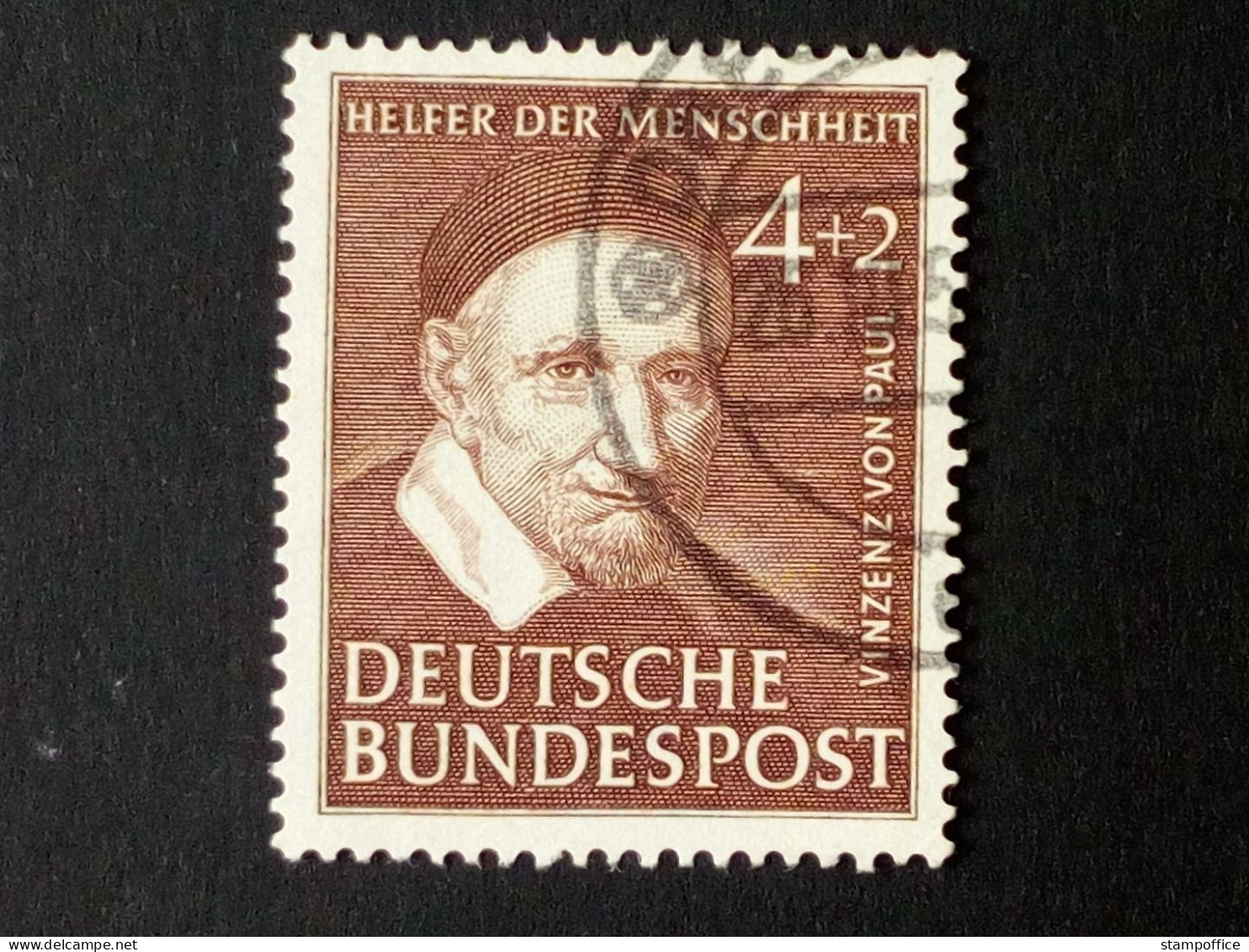 DEUTSCHLAND MI-NR. 143 GESTEMPELT(USED) WOHLFAHRT 1951 HEILIGER VINZENZ VON PAUL - Usados