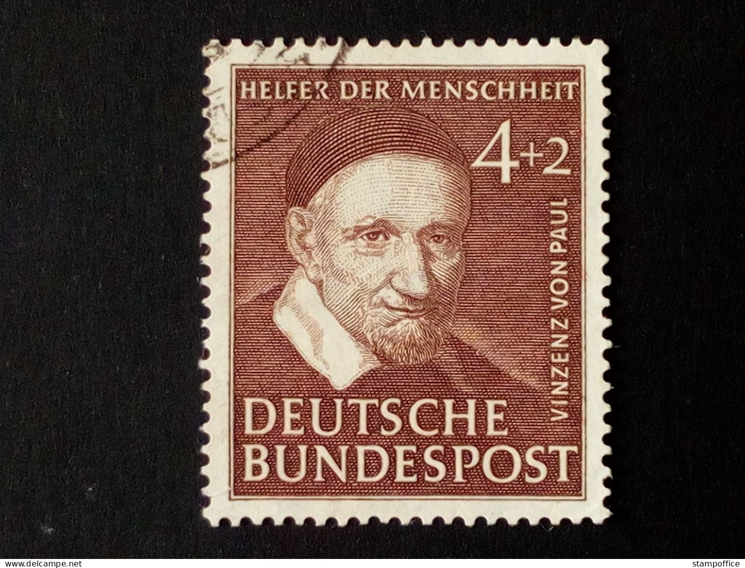 DEUTSCHLAND MI-NR. 143 GESTEMPELT(USED) WOHLFAHRT 1951 HEILIGER VINZENZ VON PAUL - Usati