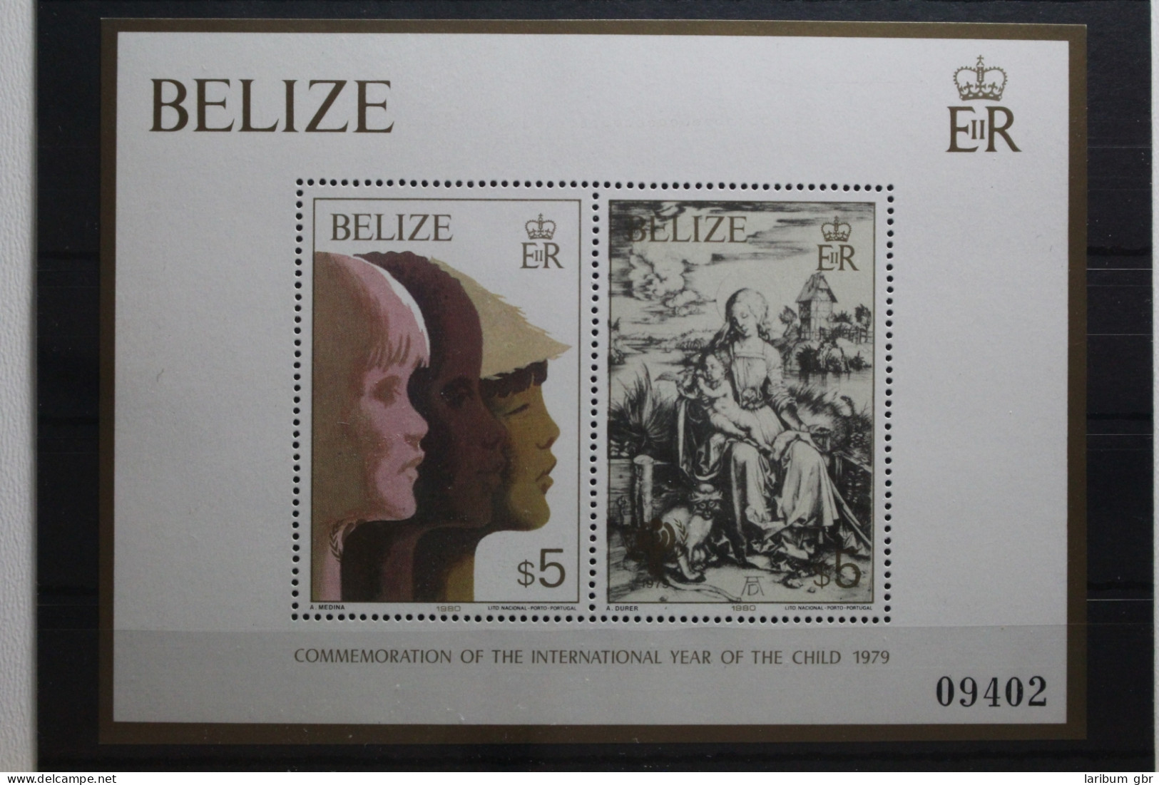 Belize Block 16 Mit 483-484 Postfrisch #UR235 - Sonstige & Ohne Zuordnung