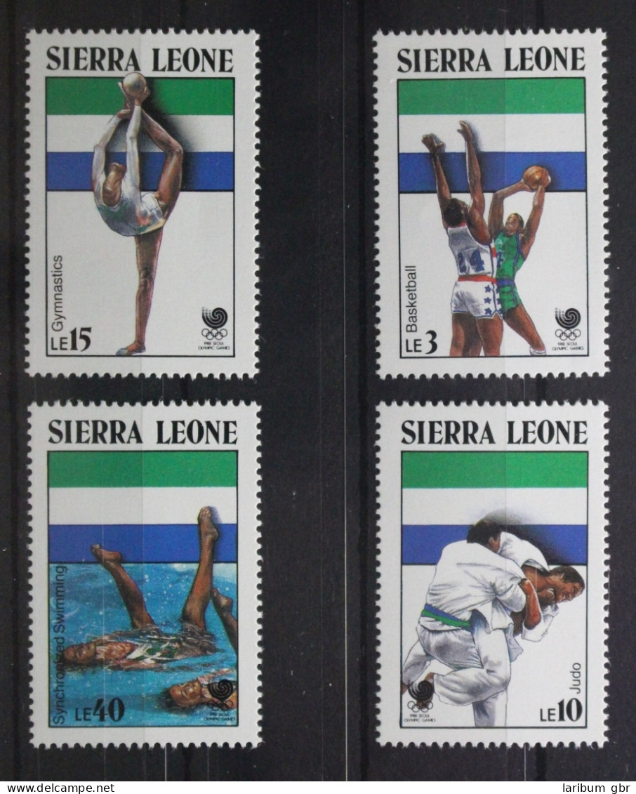 Sierra Leone 1092-1095 Postfrisch #UR329 - Sonstige & Ohne Zuordnung