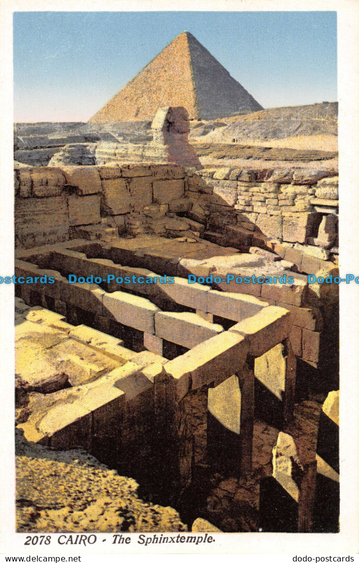 R084491 Cairo. The Sphinxtemple. Lehnert And Landrock. No 2078 - Monde