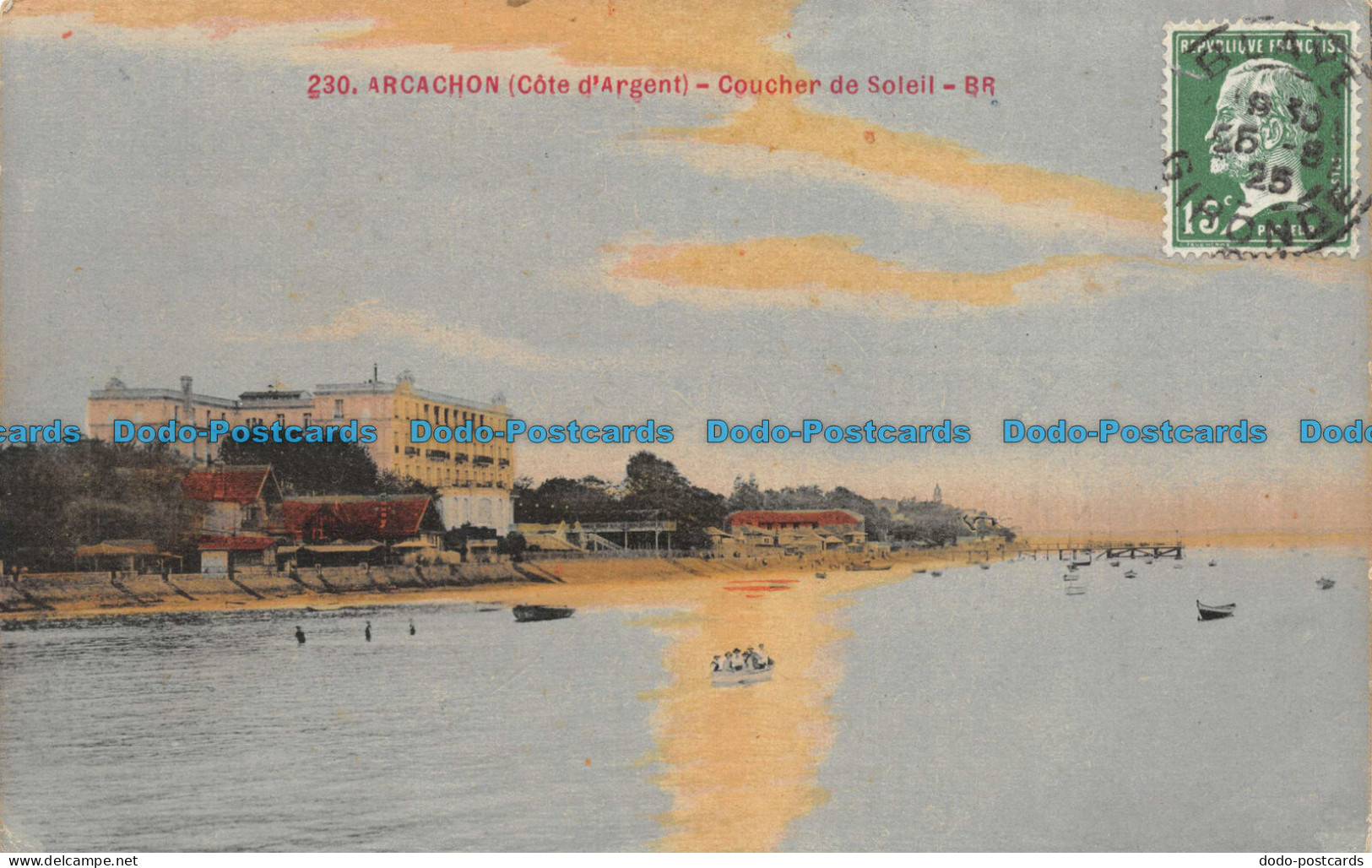 R084979 Arcachon. Coucher De Soleil. BR. No 230. 1925 - Monde