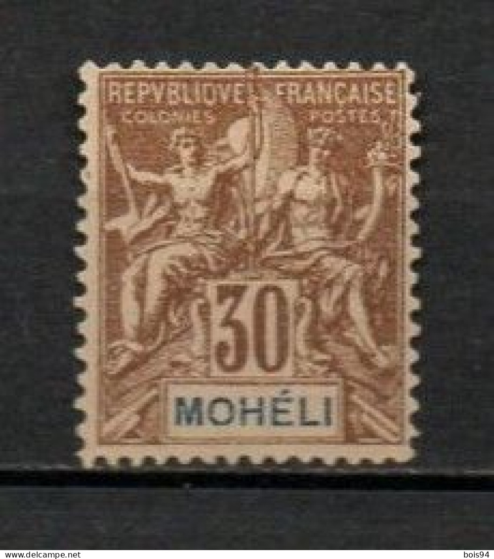MOHELI 1906/07 . N° 8 . Neuf (*) Sans Gomme . - Unused Stamps
